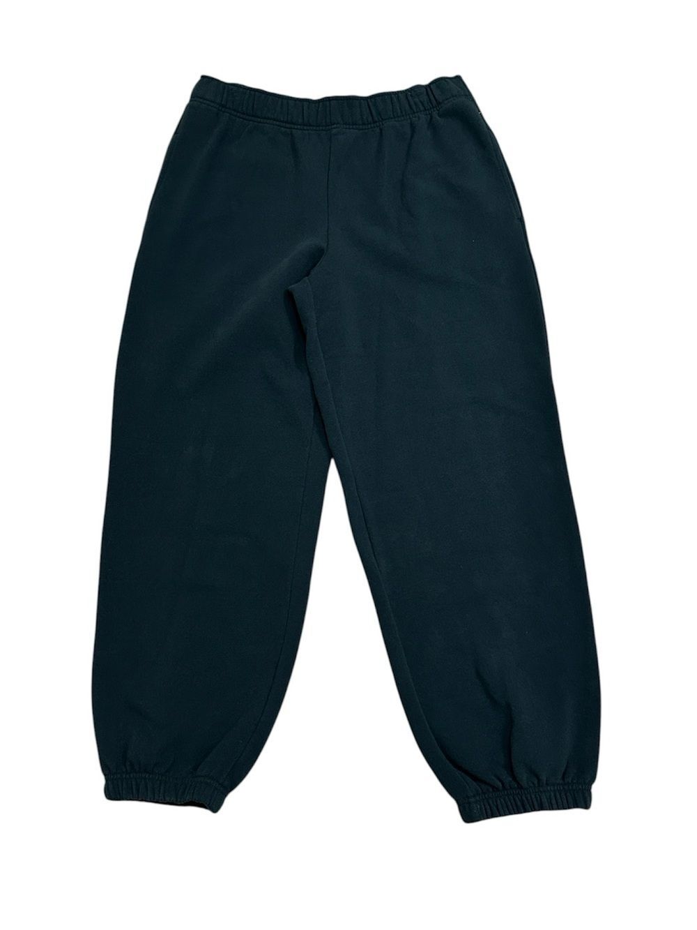 Athleta Forever Fleece High Rise Jogger Pants Womens M Green Sweatpants 891669